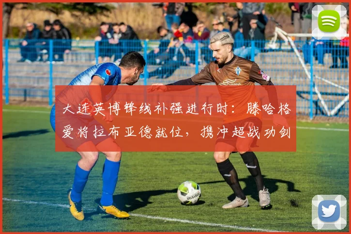 大连英博锋线补强进行时：滕哈格爱将拉布亚德就位，携冲超战功剑指中超